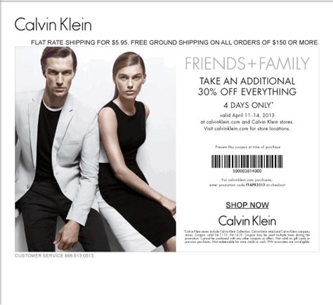 calvin klein gutschein online|calvin klein discount code.